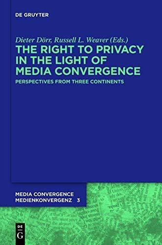 The Right to Privacy in the Light of Media Convergence –