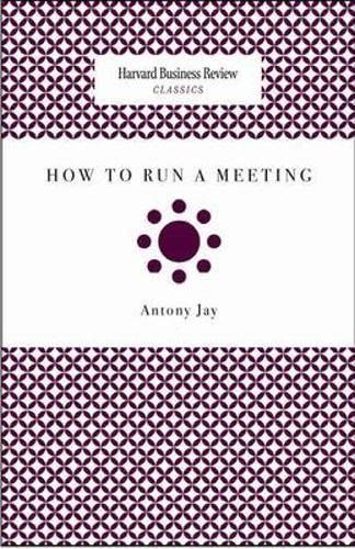 How to Run a Meeting