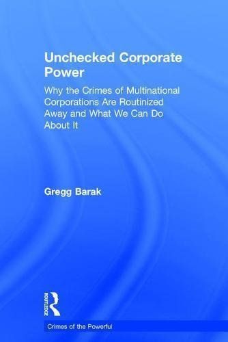 Unchecked Corporate Power