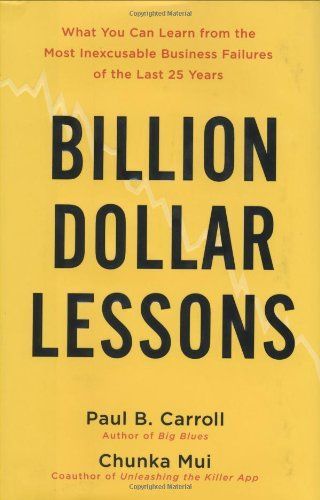 Billion Dollar Lessons