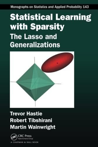 Statistical Learning with Sparsity