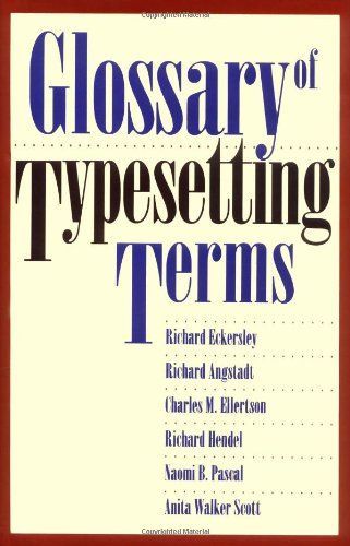 Glossary of Typesetting Terms