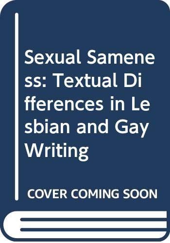 Sexual Sameness (Routledge Revivals)