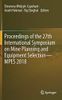 Proceedings of the 27th International Symposium on Mine Planning and Equipment Selection - MPES 2018