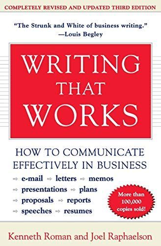 Writing That Works, 3rd Edition