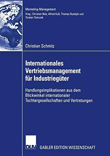 Internationales Vertriebsmanagement für Industriegüter