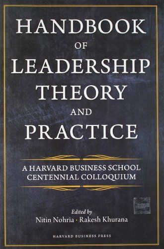 Handbook of Leadership Theory and Practice