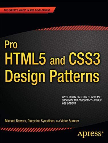 Pro HTML5 and CSS3 Design Patterns