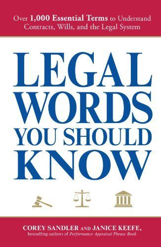 Legal Words You Should Know