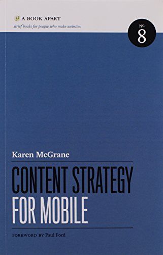 Cover of Content Strategy for Mobile