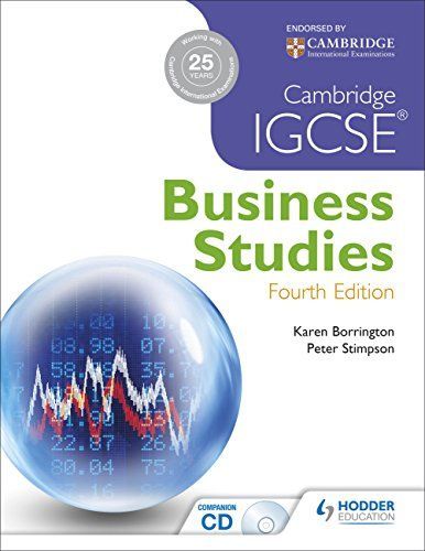 Cambridge IGCSE Business Studies 4th edition