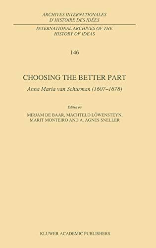 Choosing the Better Part