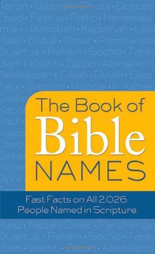 The Book of Bible Names