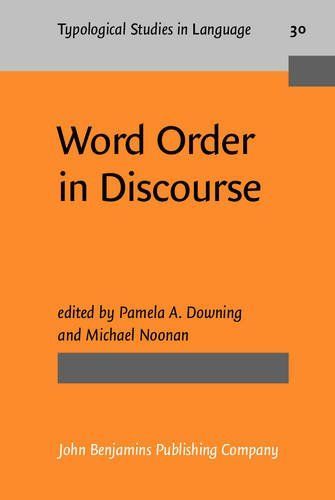 Word Order in Discourse