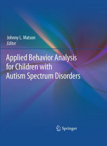 Applied Behavior Analysis for Children with Autism Spectrum Disorders