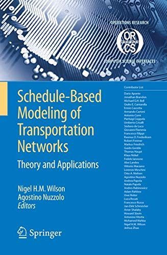 Schedule-Based Modeling of Transportation Networks