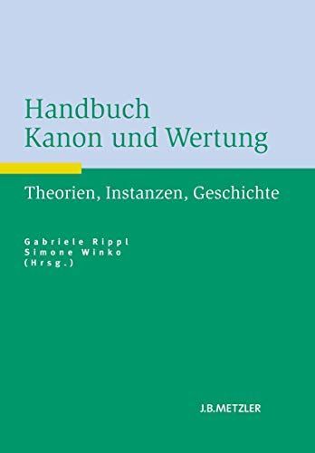 Handbuch Kanon und Wertung