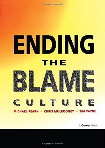 Ending the Blame Culture