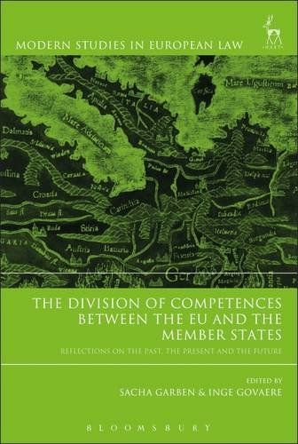 The Division of Competences between the EU and the Member States