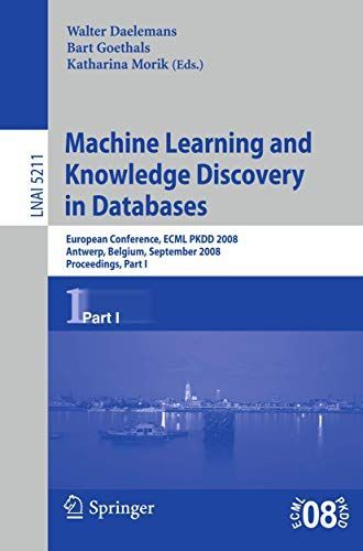 Machine Learning and Knowledge Discovery in Databases