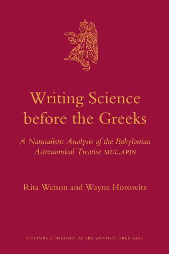 Writing Science before the Greeks