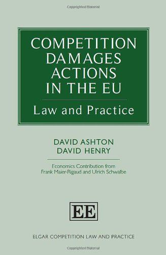 Competition Damages Actions in the EU