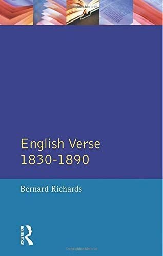 English Verse 1830 - 1890