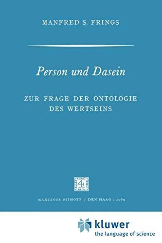 Person und Dasein