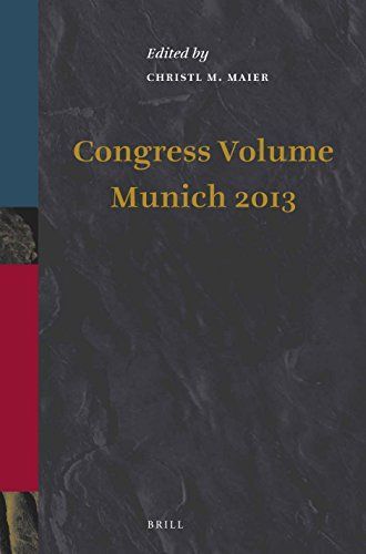 Congress Volume Munich 2013