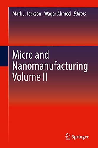 Micro and Nanomanufacturing