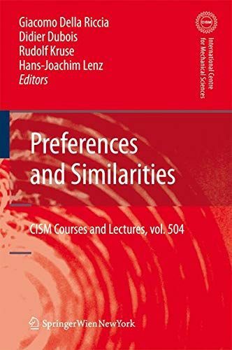 Preferences and Similarities