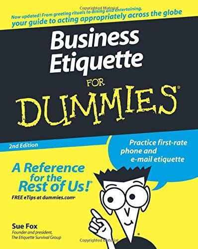 Business Etiquette For Dummies
