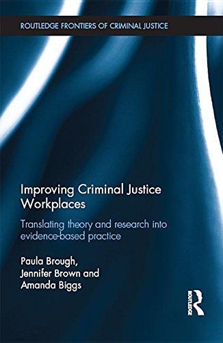 Improving Criminal Justice Workplaces