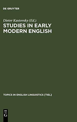 Studies in Early Modern English