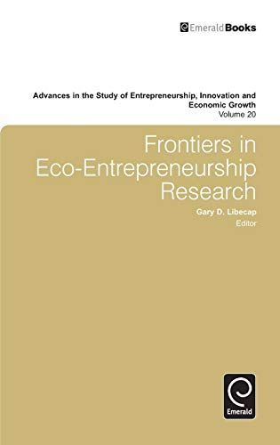 Frontiers in Eco Entrepreneurship Research