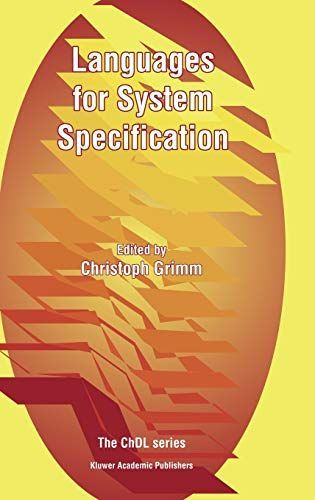 Languages for System Specification