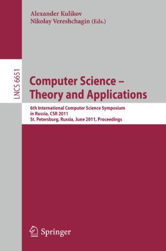 Computer Science – Theory and Applications