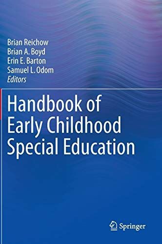 Handbook of Early Childhood Special Education