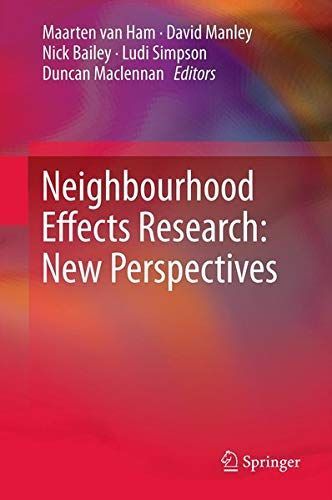 Neighbourhood Effects Research: New Perspectives