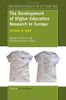 The Development of Higher Education Research in Europe