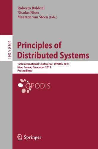 Principles of Distributed Systems