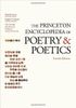 The Princeton Encyclopedia of Poetry and Poetics