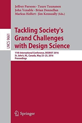 Tackling Society's Grand Challenges with Design Science