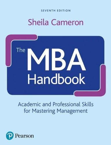 The MBA Handbook