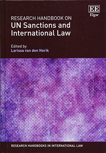 Research Handbook on UN Sanctions and International Law