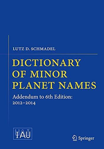 Dictionary of Minor Planet Names