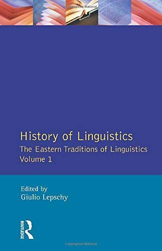 History of Linguistics Volume II