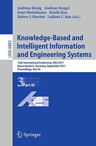 Knowledge-Based and Intelligent Information and Engineering Systems, Part IV