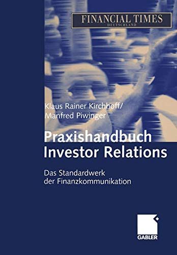 Praxishandbuch Investor Relations