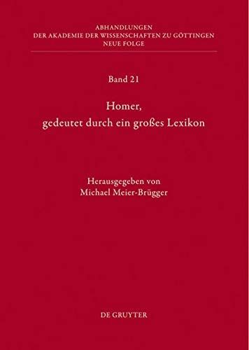 Homer, gedeutet durch ein großes Lexikon